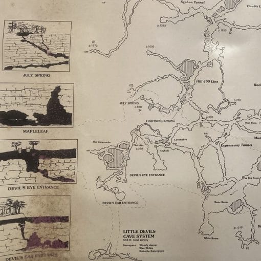 Portion of the Devils Eye Cave System , S. and A. Berman, 2004